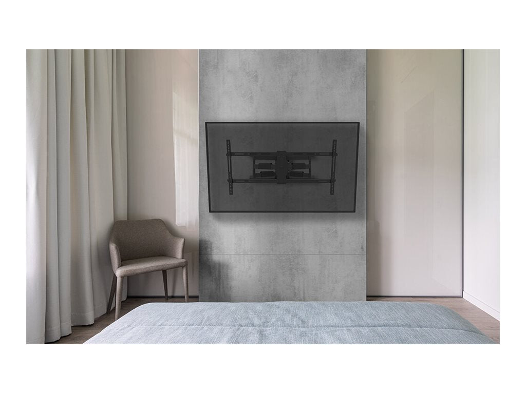 Neomounts WL40-550BL18 - Mounting kit (wall mount) - full-motion - for TV - black - screen size: 43-75""