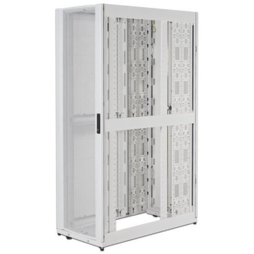 NetShelter SX 45U Deep Server Rack Enclosure - White Data Center Cabinet | APC AR3155W