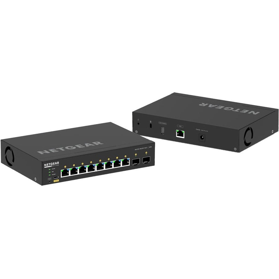 Netgear M4250 GSM4210PX - 8-Port Gigabit PoE+ AV Switch | TecISoft GSM4210PX-100NAS