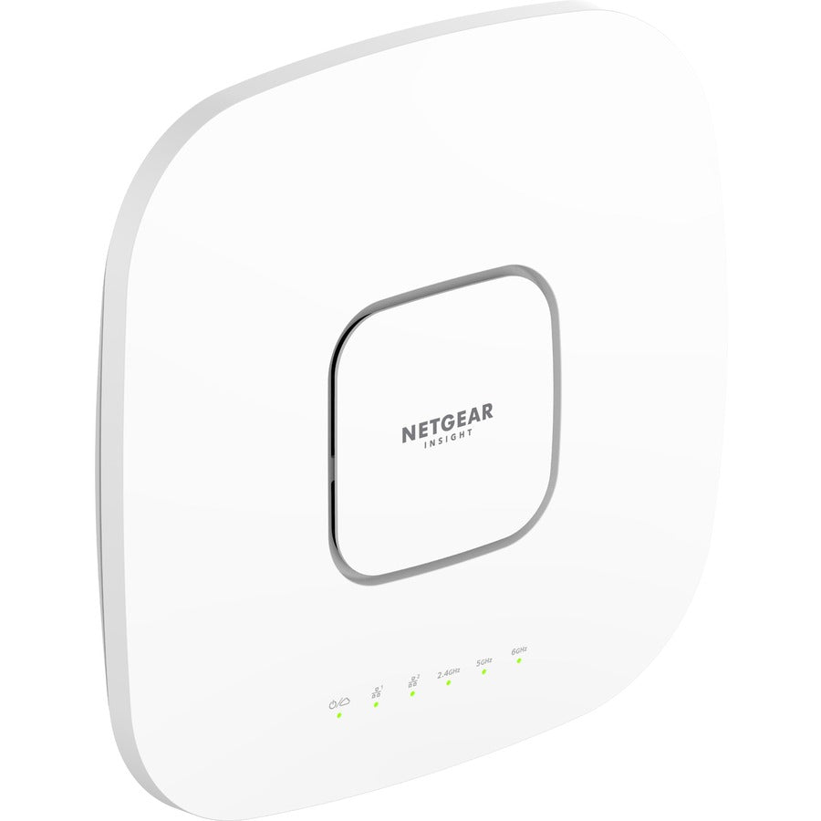 Netgear WAX630E Tri Band IEEE 802.11 a/b/g/n/ac/ax/i 7.80 Gbit/s Wireless Access Point - Indoor WAX630EP-100NAS