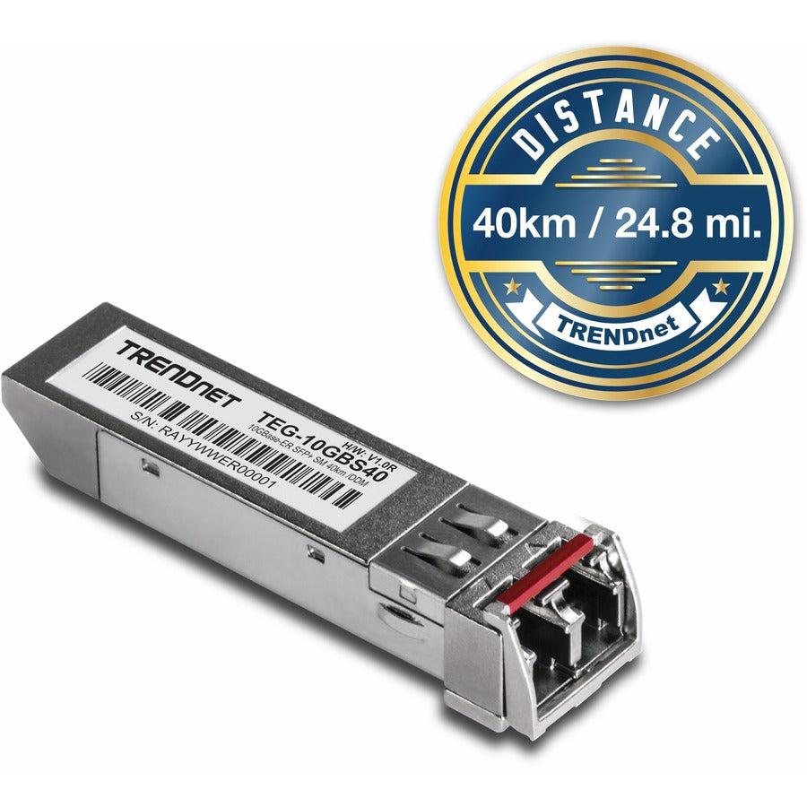 Netpatibles 10Gbase-Lr Sfp+ Single Mode Lc Module (40Km With Ddm)
