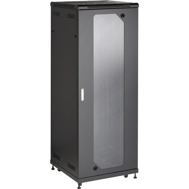 Network Cabinet - Plexiglass Front Door 42U, Split Rear Door Cab 30"W X 32"D, Te