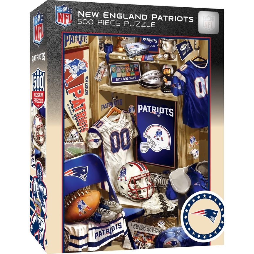 New England Patriots - Locker Room 500 Piece Puzzle