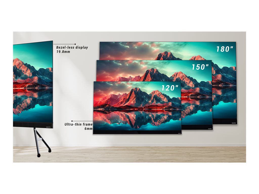 Newline DV-12023H - DV Series LED video wall - interactive digital signage - 1920 x 1080 120 - Direct View LED - black" DV-12023HD