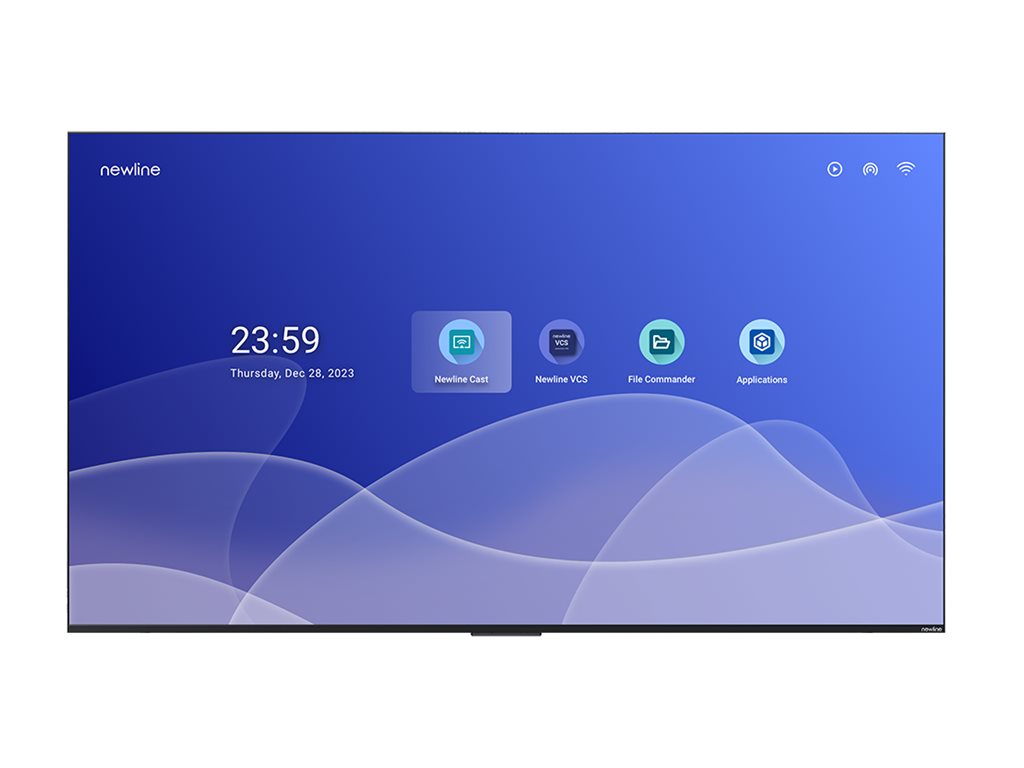 Newline STV-4324-PLUS - 43 Diagonal Class STV+ Series LED-backlit LCD display - interactive digital signage - Android - 4K UHD