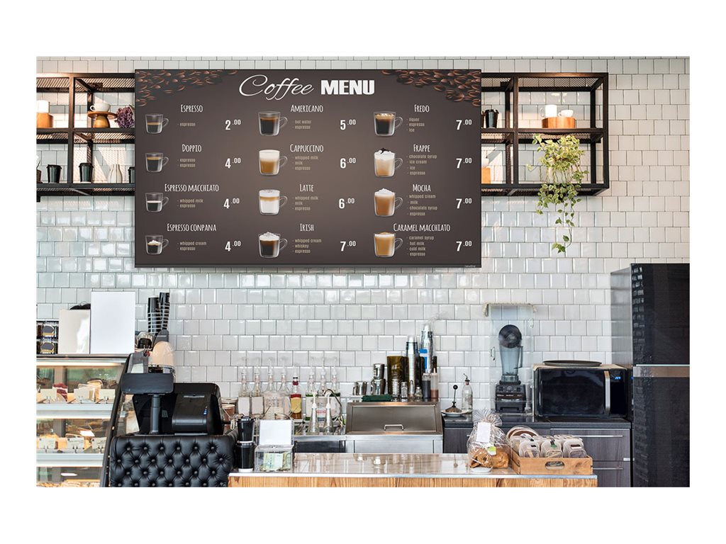 Newline STV-5524-PLUS - 55 Diagonal Class STV+ Series LED-backlit LCD display - interactive digital signage - Android - 4K UHD