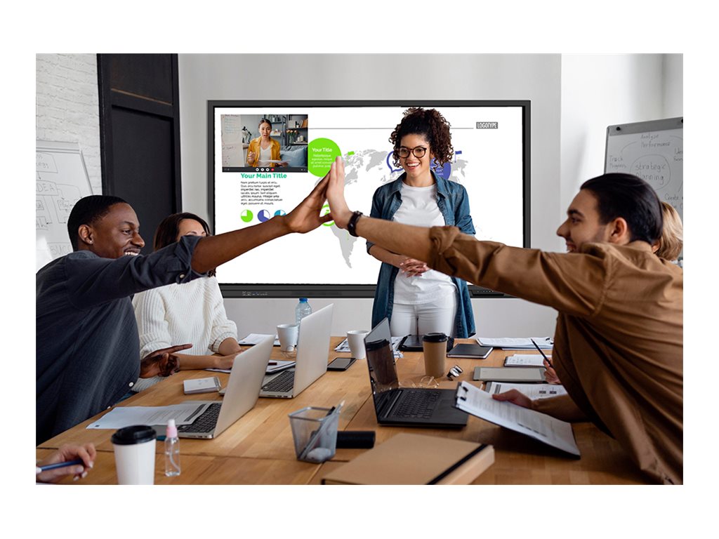 Newline TT-5524QPRO - 55 Diagonal Class Q Pro Series LED-backlit LCD display - interactive - with touchscreen (multi touch) - TT-5524QP-AI1