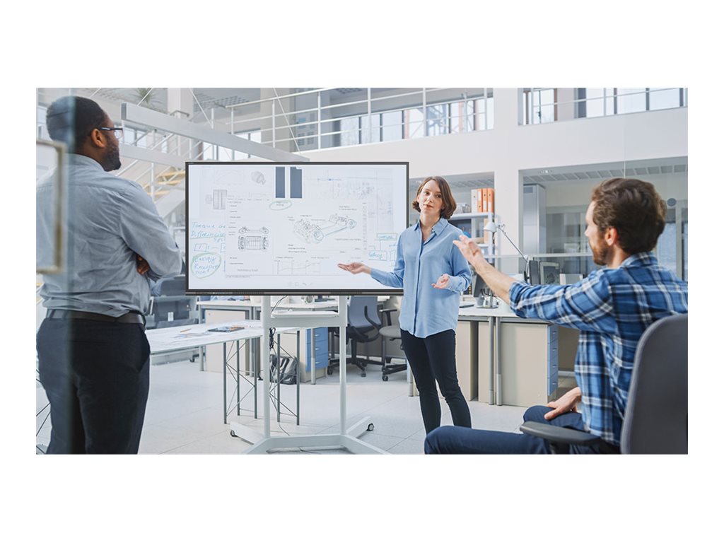 Newline TT-6523C - 65 Diagonal Class C Series LED-backlit LCD display - interactive - with touchscreen (multi touch) - 4K UHD