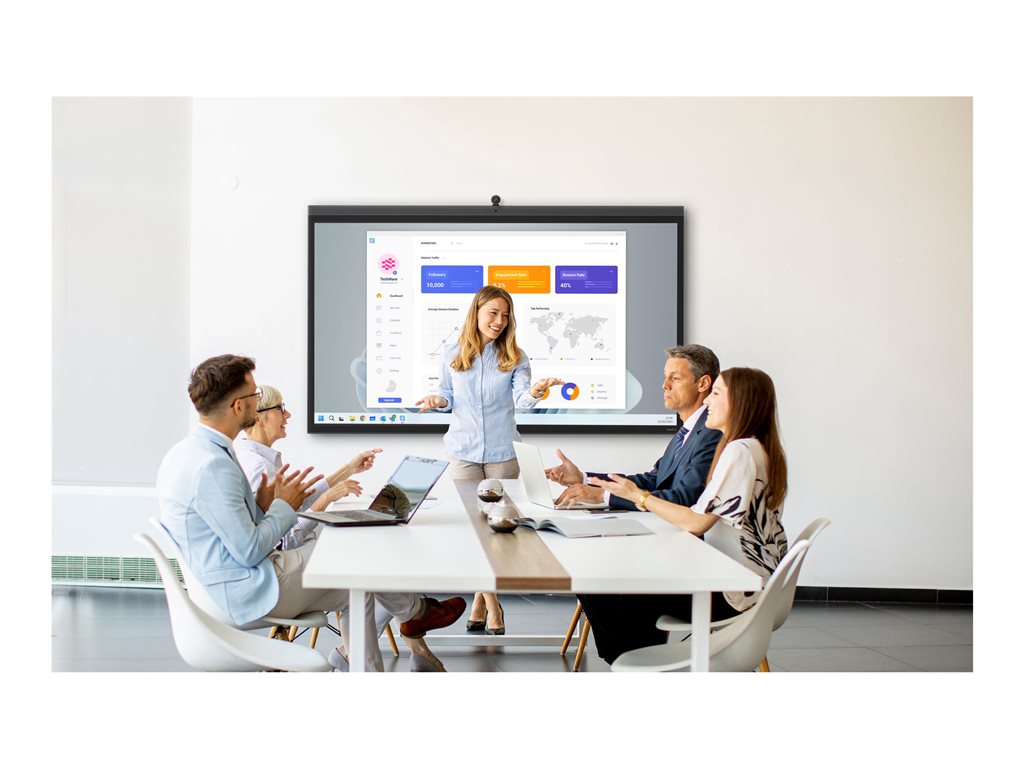 Newline TT-6524ZPRO-UC - 65 Diagonal Class Z Pro Series LED-backlit LCD display - interactive digital signage - with touchscreen