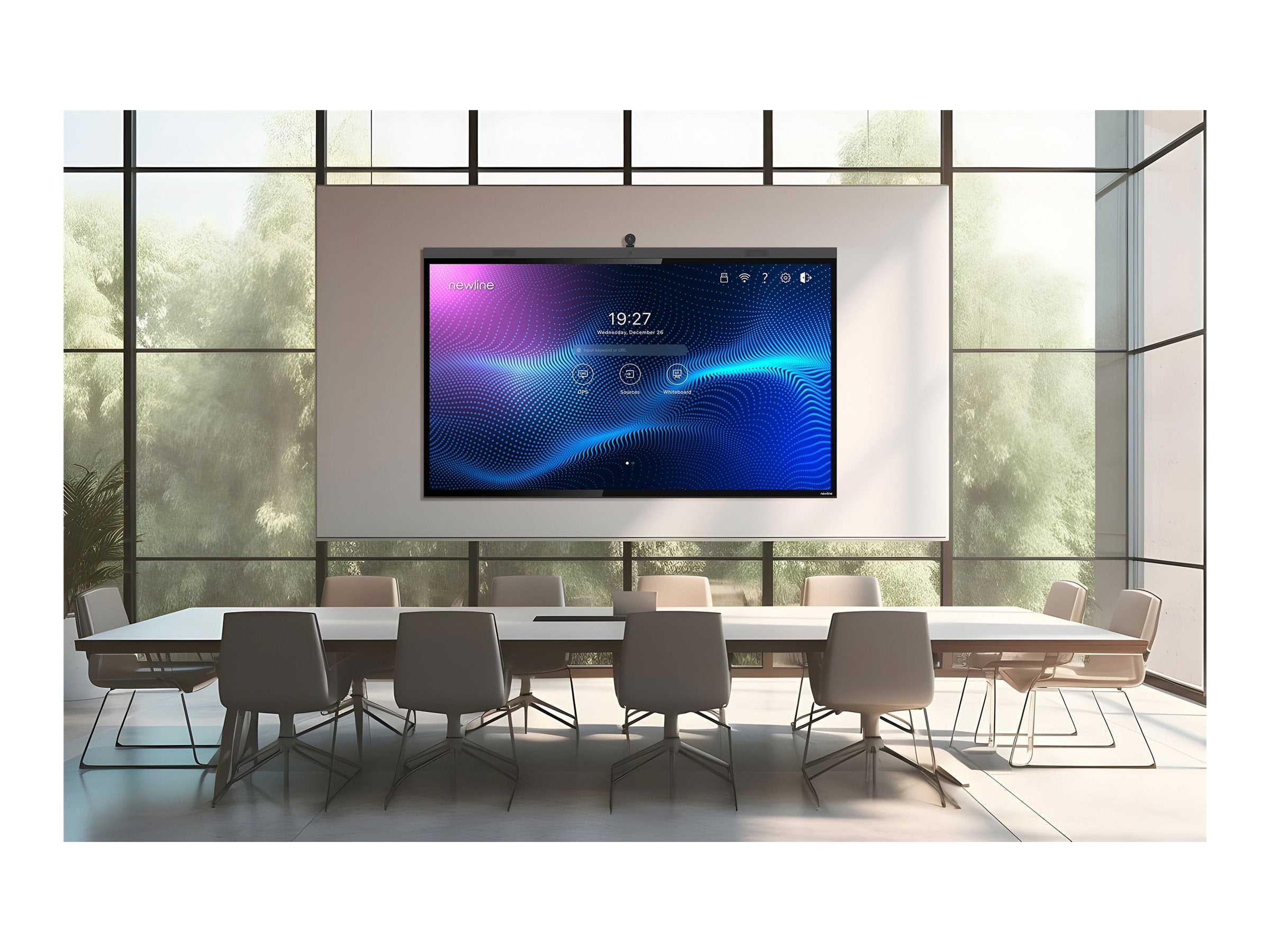 Newline TT-6524ZPRO-UC - 65 Diagonal Class Z Pro Series LED-backlit LCD display - interactive digital signage - with touchscreen