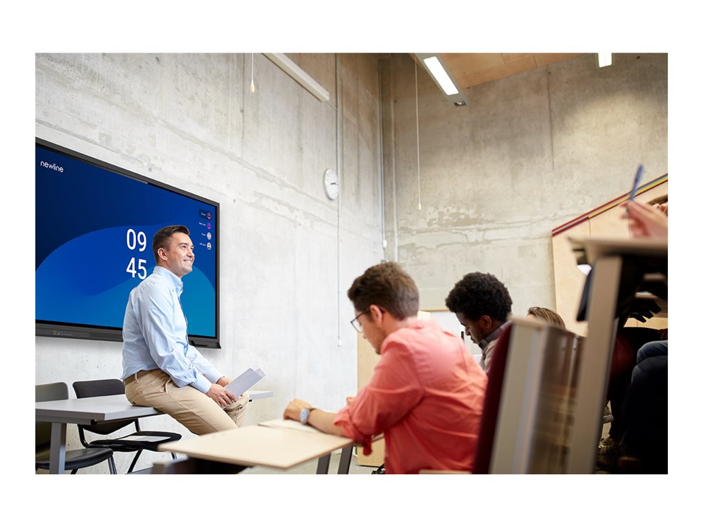 Newline TT-7524QPRO - 75 Diagonal Class Q Pro Series LED-backlit LCD display - interactive - with touchscreen (multi touch) - TT-7524QP-AI1