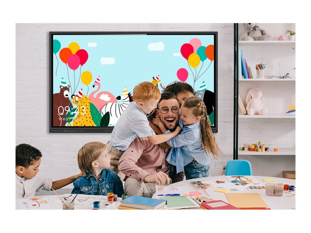 Newline TT-7524QPRO - 75 Diagonal Class Q Pro Series LED-backlit LCD display - interactive - with touchscreen (multi touch) - TT-7524QP-AI1