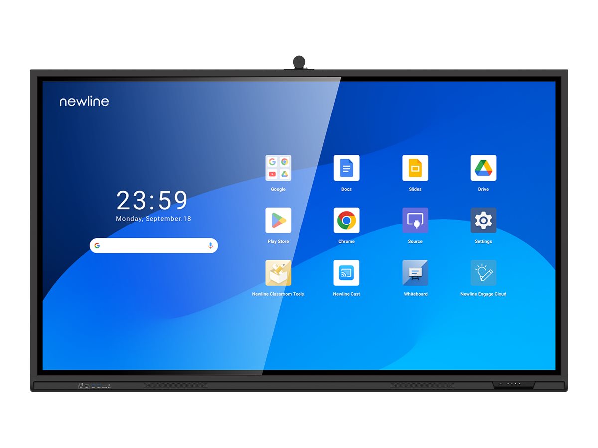 Newline TT-7524QPRO - 75 Diagonal Class Q Pro Series LED-backlit LCD display - interactive - with touchscreen (multi touch) -
