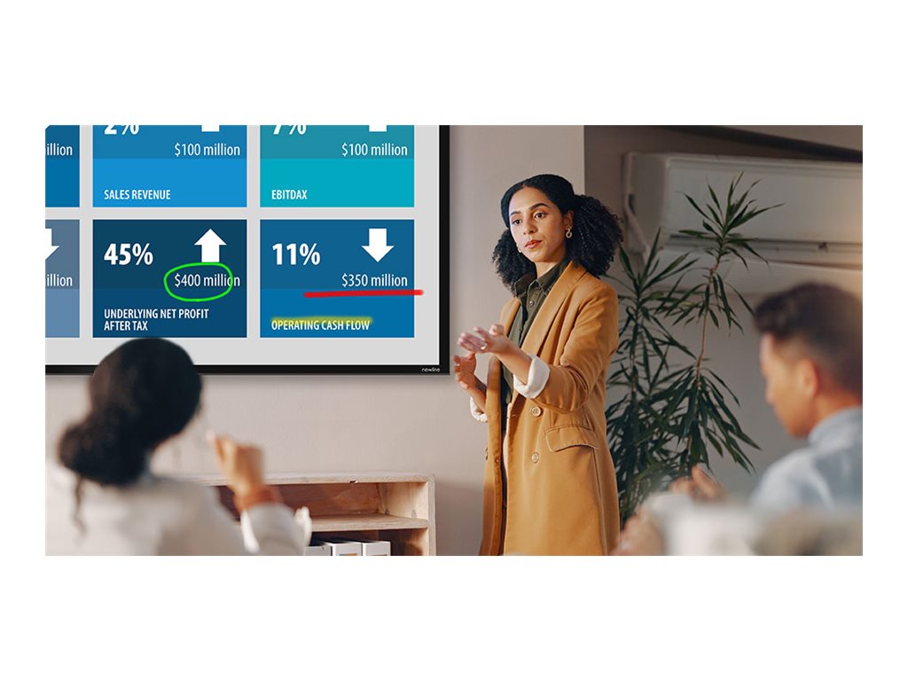 Newline TT-8624ZPRO-UC - 86 Diagonal Class Z Pro Series LED-backlit LCD display - interactive digital signage - with touchscreen