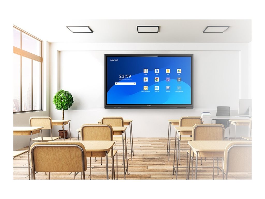 Newline TT-9824QPRO - 98 Diagonal Class Q Pro Series LED-backlit LCD display - interactive - with touchscreen (multi touch) - TT-9824QP-AI1
