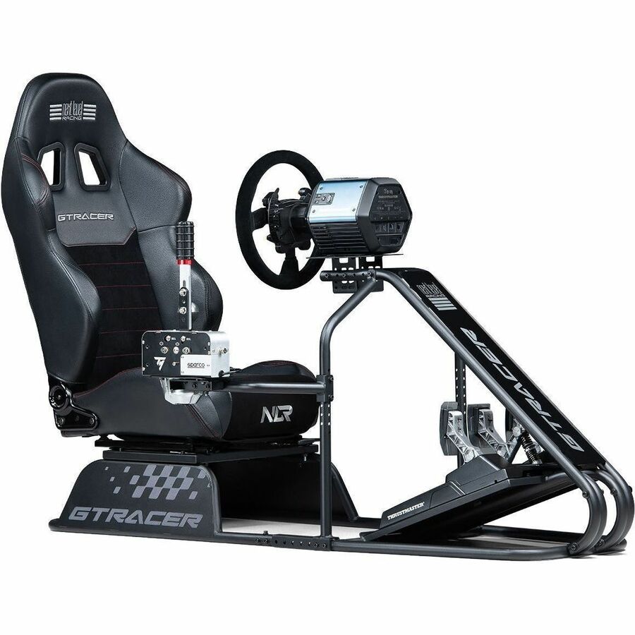 Next Level Racing GTRacer Cockpit Frame Seat and Seat Sliders - For Gaming