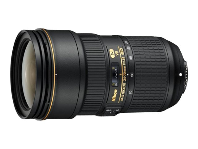 Nikon Nikkor AF-S - Zoom lens - 24 mm - 70 mm - f/2.8 E ED VR - Nikon F - for Nikon