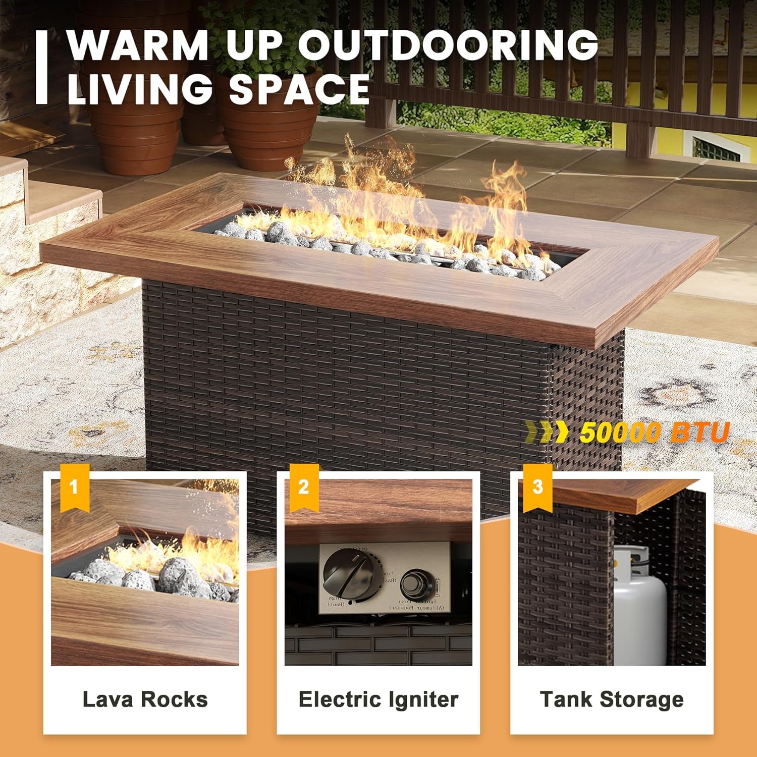 Nine Piece Outdoor Patio Furniture Wicker Conversation Set