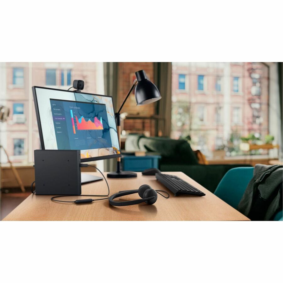 Noise Cancelling Headset - Dell USB-C Stereo Professional Audio | TecIsoft WH3024-DWW