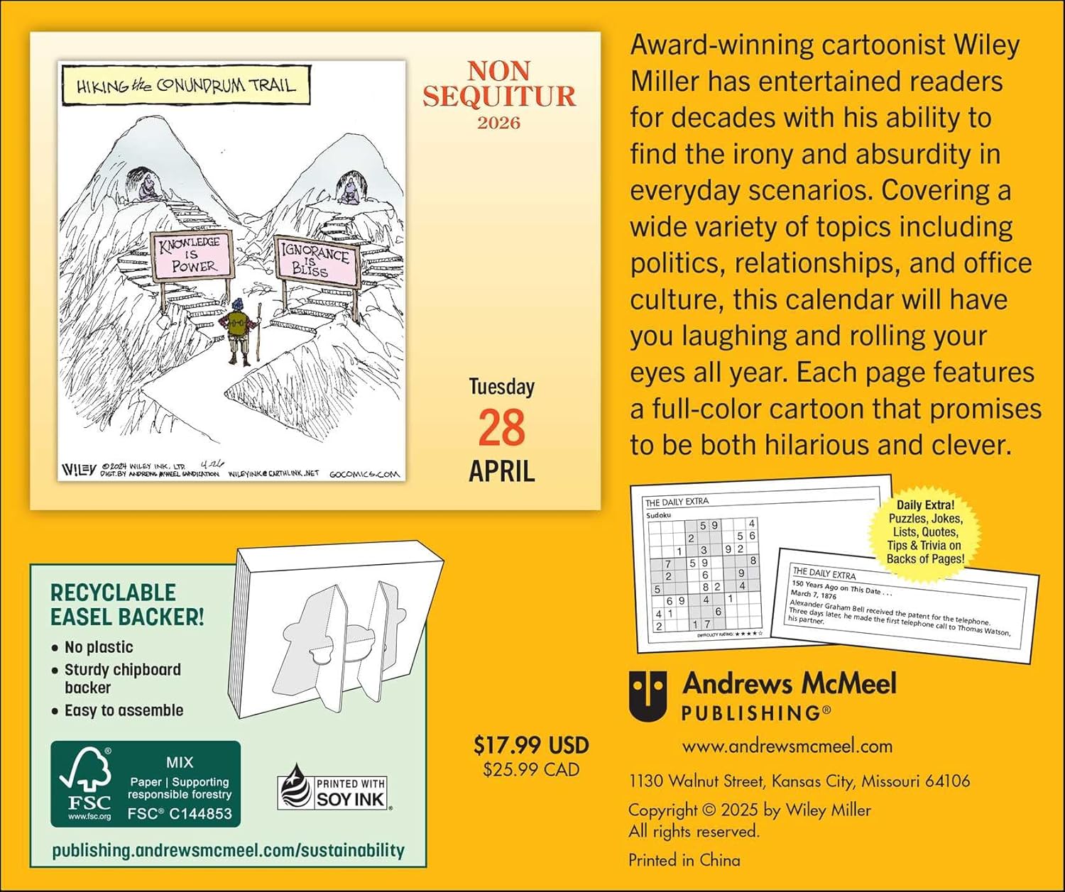 Non Sequitur 2026 Page-a-Day Calendar