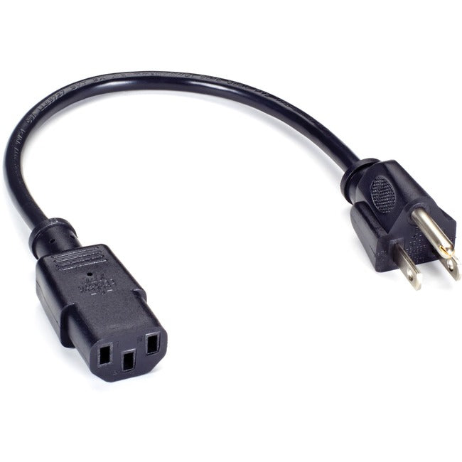 North American Power Cord - Nema 5-15P To Iec-60320-C13, 1-Ft. (0.3-M)