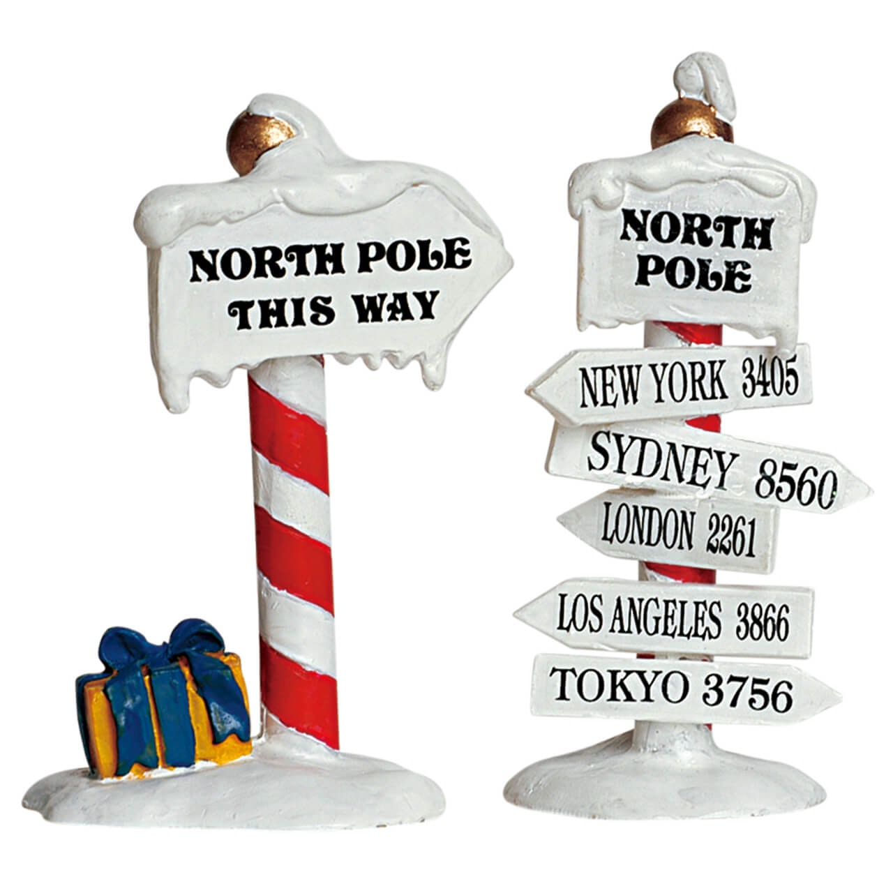 North Pole Signs Set Of 2