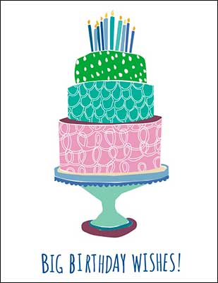 Notion - Big Birthday Wishes Birthday Card