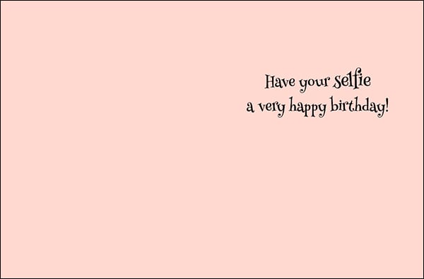 Notion - Selfie Birthday Card