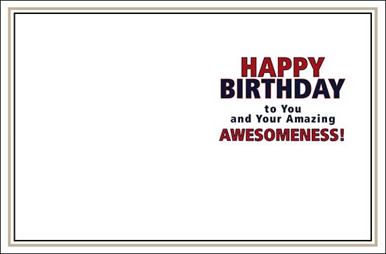 Notion - Who's Awesome Birthday Card