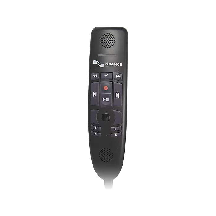 Nuance PowerMic 4 Microphone - Matte - 20 Hz to 12 kHz - Uni-directional - USB 2.0 Type A