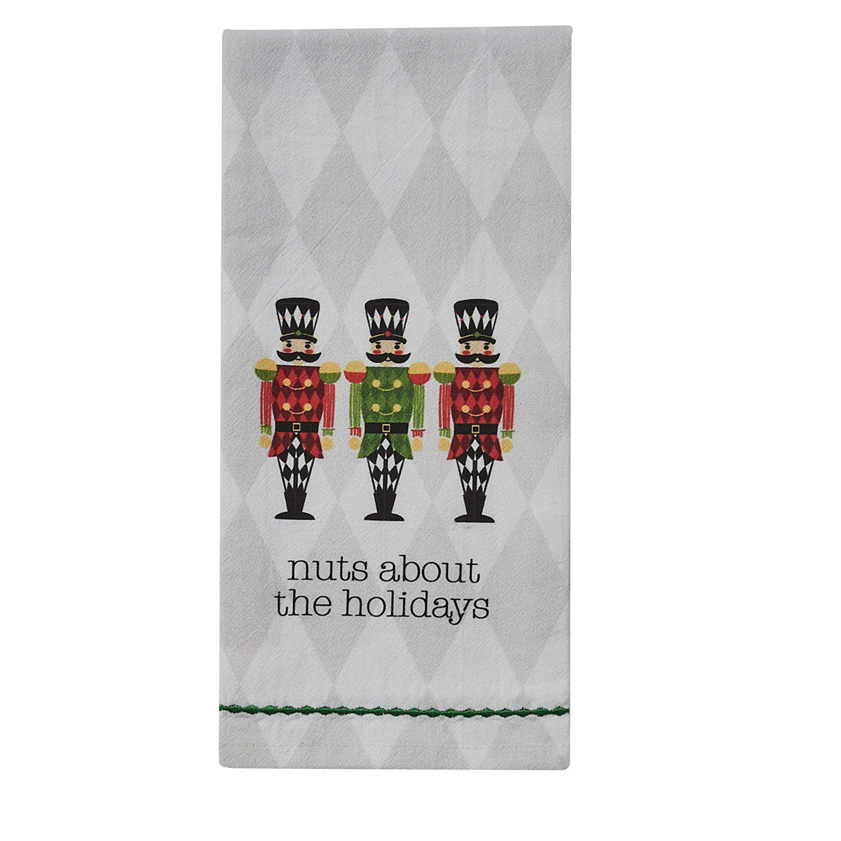 Nuts About The Holidays Nutcracker Dishtowel