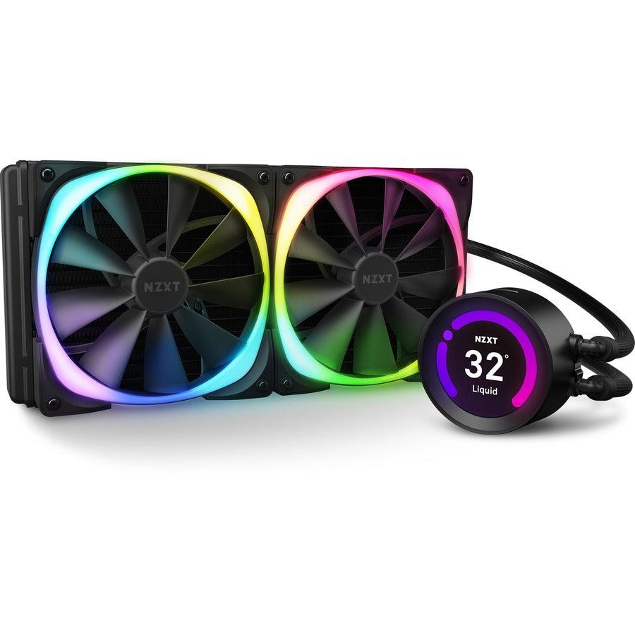 Nzxt Kraken Z Series Z63 280Mm - Rl-Krz63-01 - Aio Rgb Cpu Liquid Cooler - Customizable Lcd