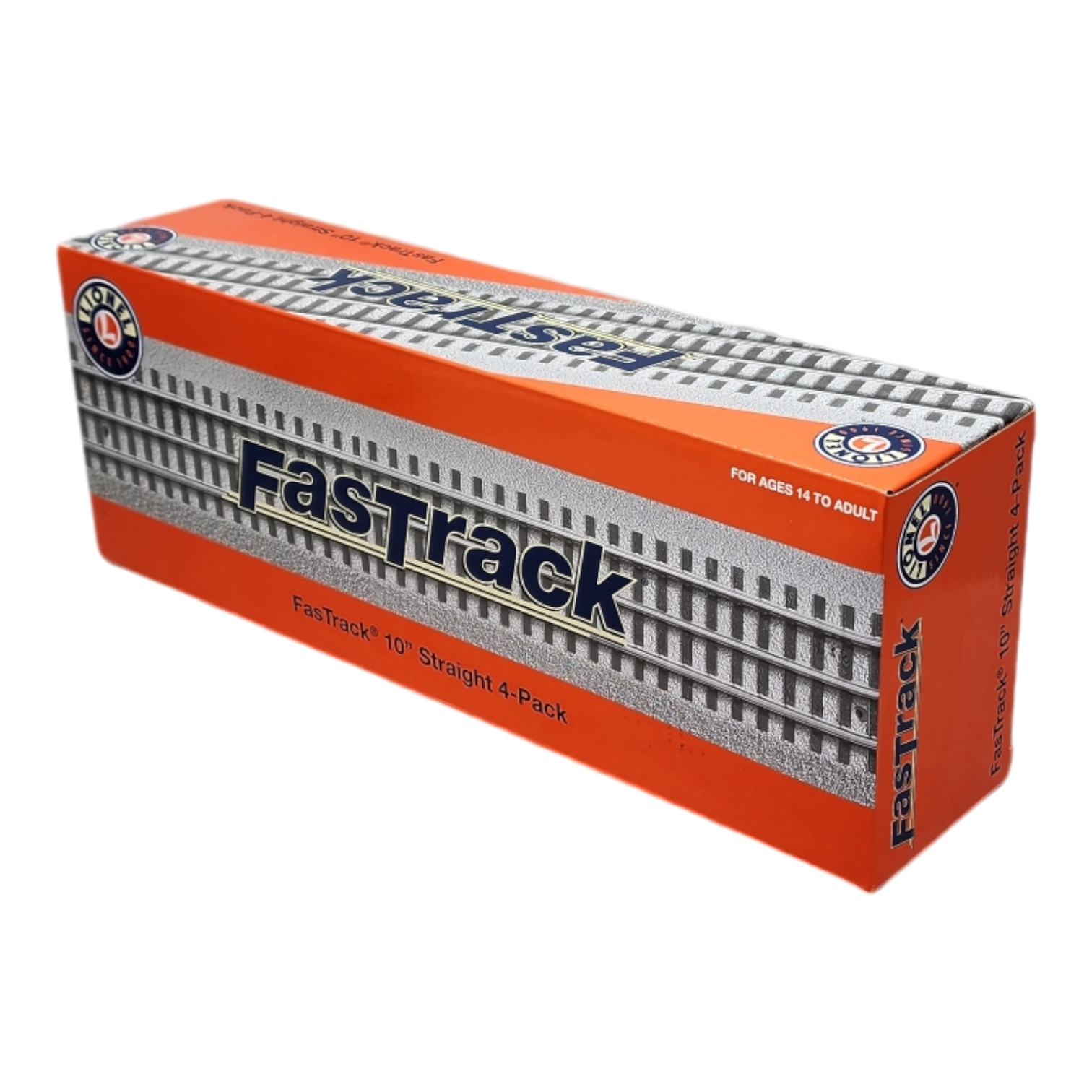 O-Gauge FasTrack 10” Straight - 4 Pack