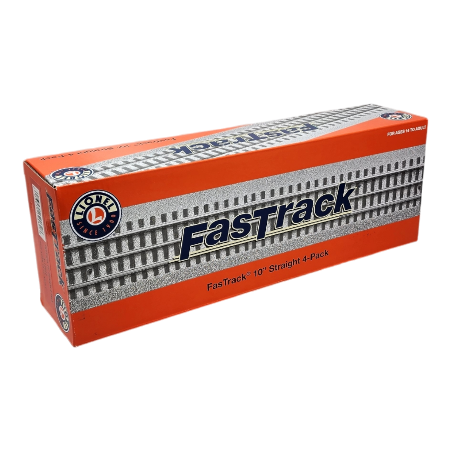 O-Gauge FasTrack 10” Straight - 4 Pack