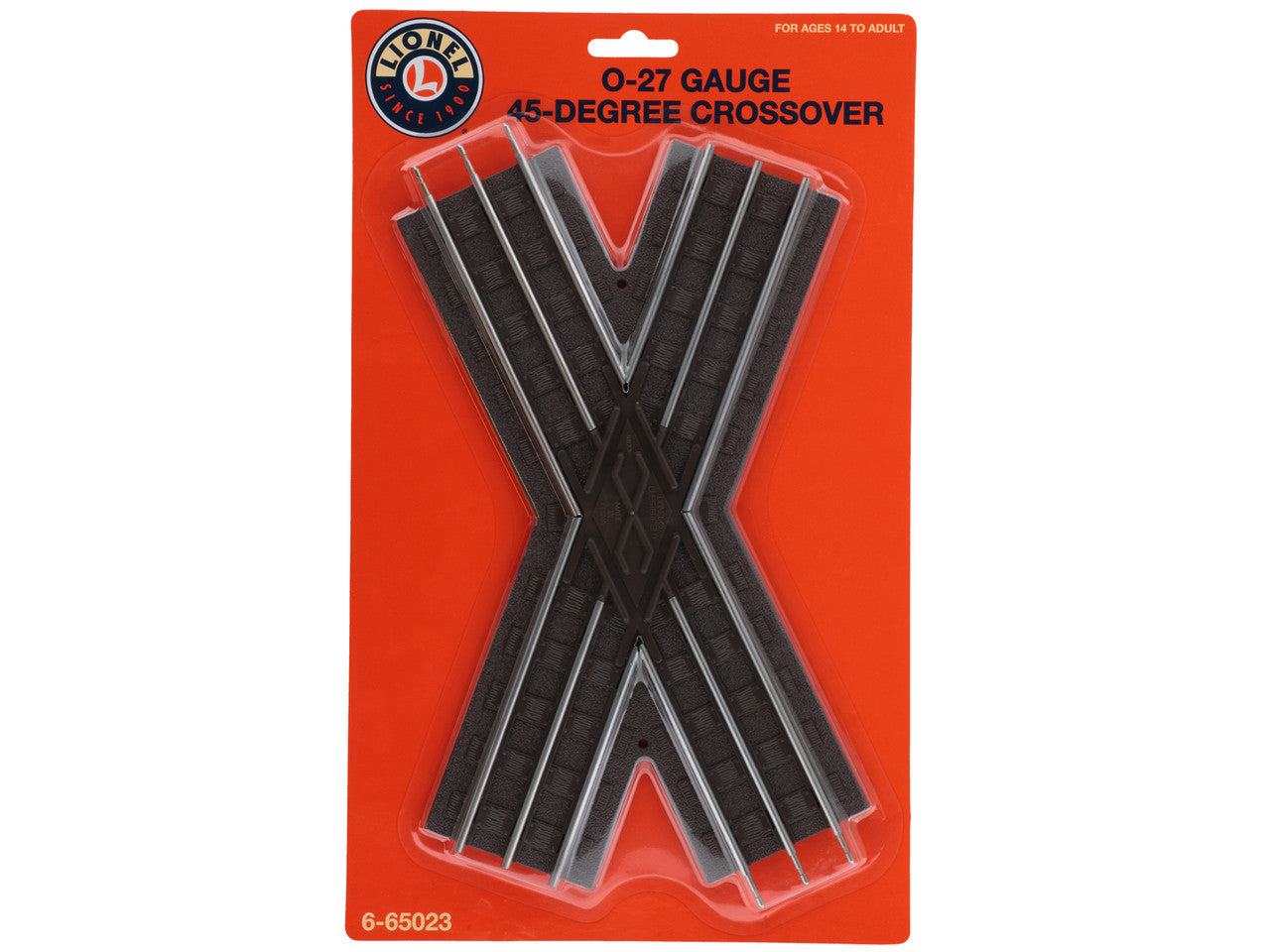 O-Scale O27 Tubular Crossover Track - 45°