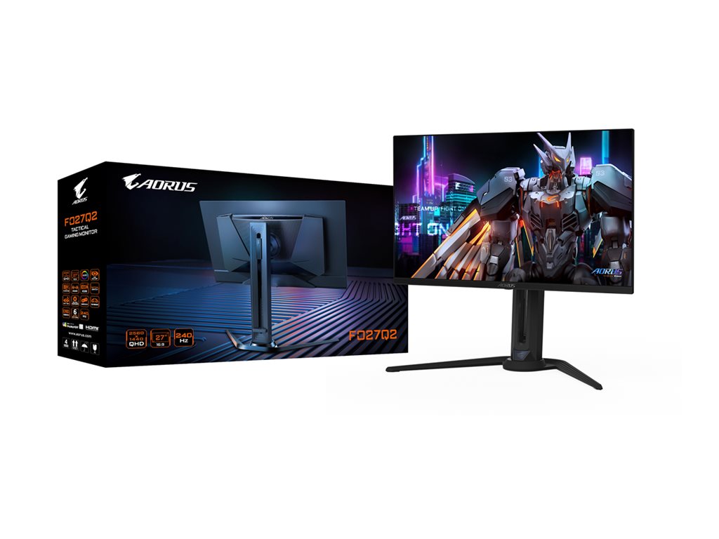 OLED Gaming Monitor 27 Inch - AORUS FO27Q2 240Hz QHD Display | Tecisoft AORUS FO27Q2 SA1
