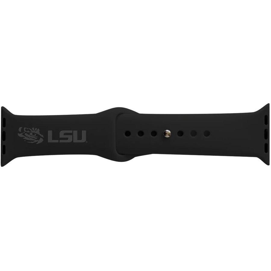 OTM Louisiana State University Silicone Apple Watch Band, Classic OC-LSU-ABAA00A