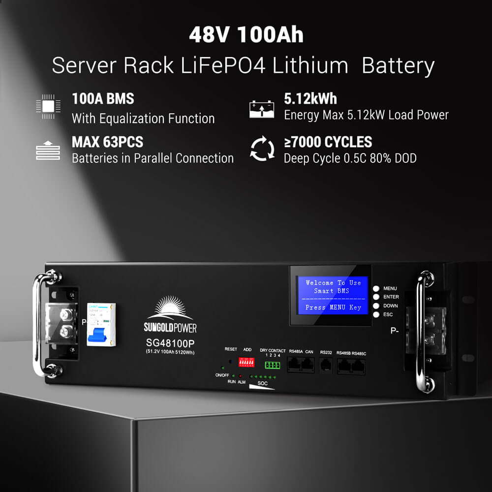 Off-Grid Solar Kit 6500W/ 8000W 48VDC 120V/240V LifePo4 10.24KWH-20.48KWH Lithium Battery 8 X 415 Watts Solar Panels
