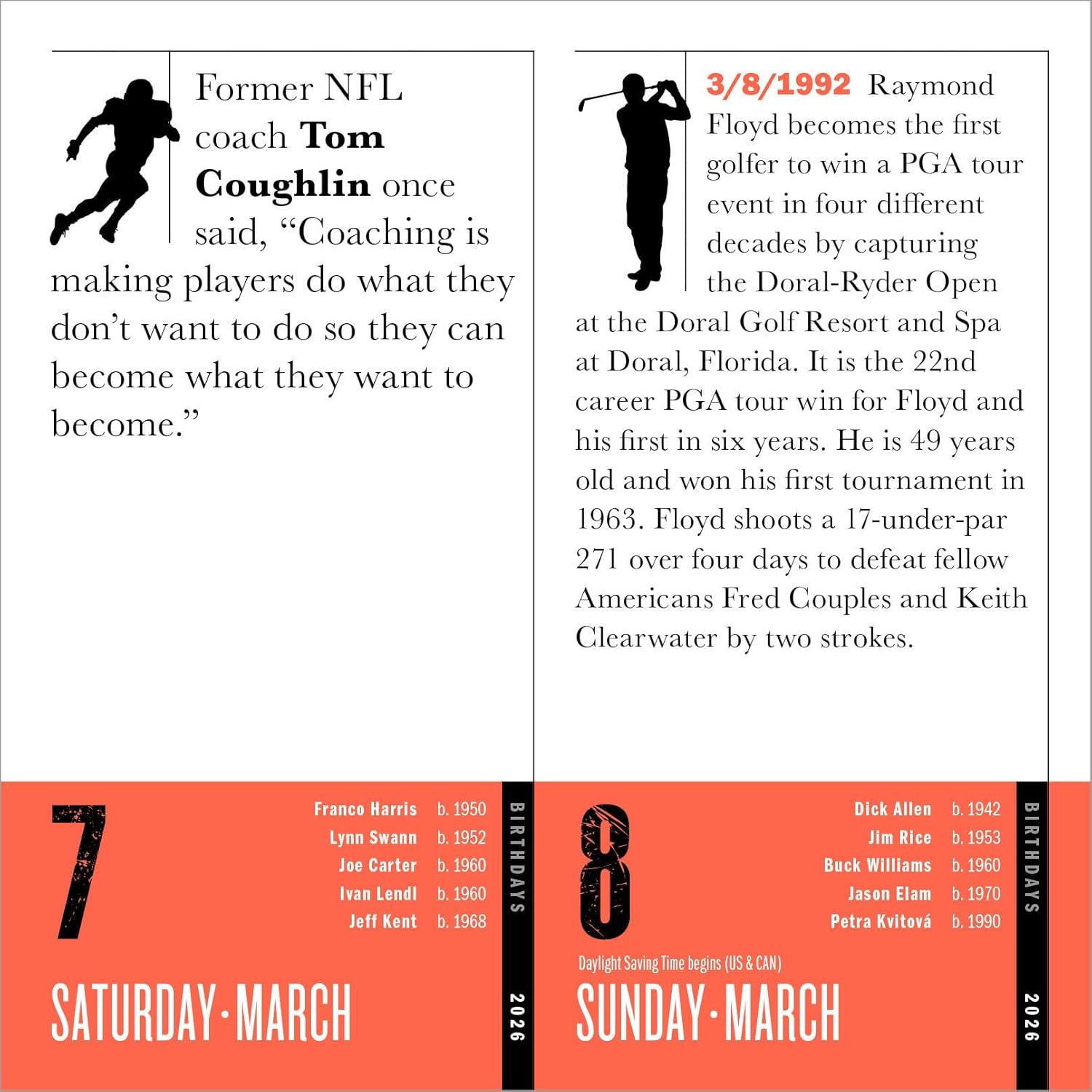 Official 365 Sports Facts-A-Year Page-A-Day Calendar 2026