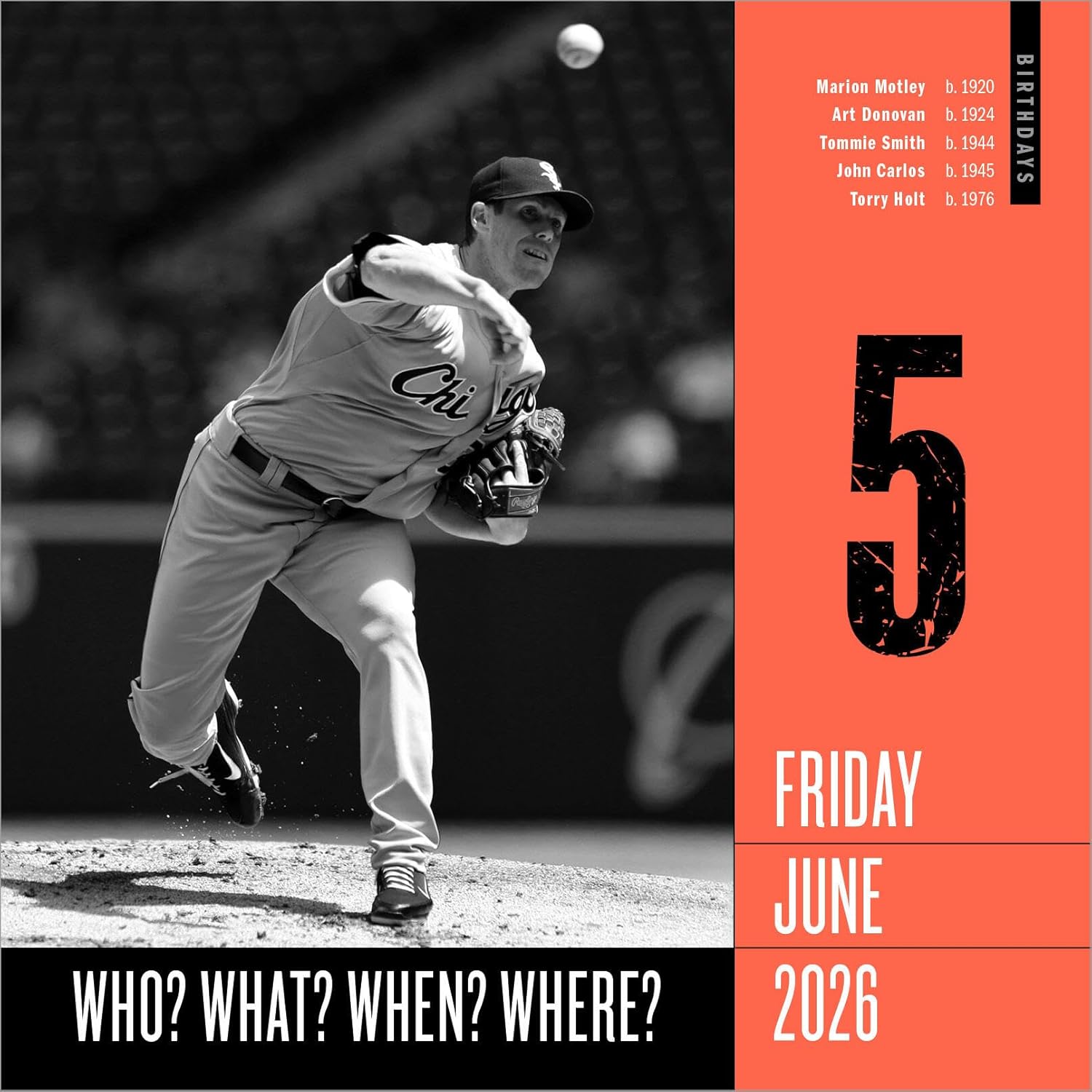 Official 365 Sports Facts-A-Year Page-A-Day Calendar 2026