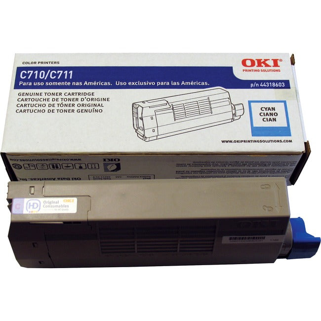 Oki Cyan Toner For C711Dn, C711Dtn, C711N - 11.5K Toner - Iso