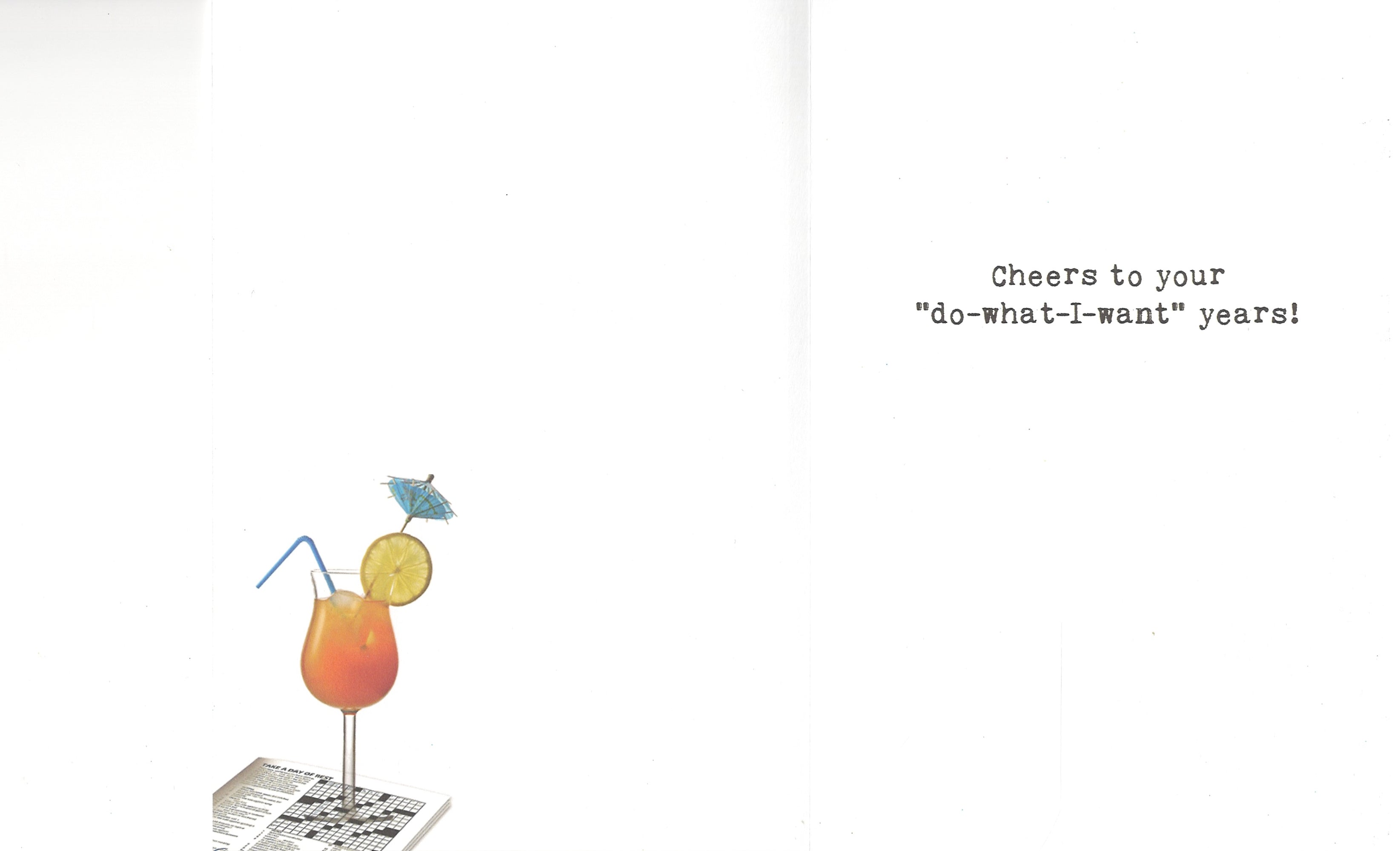 Old Enough To - Retirement Card