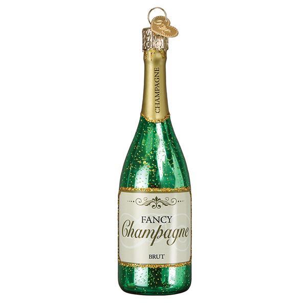 Old World Christmas Champagne Bottle Ornament