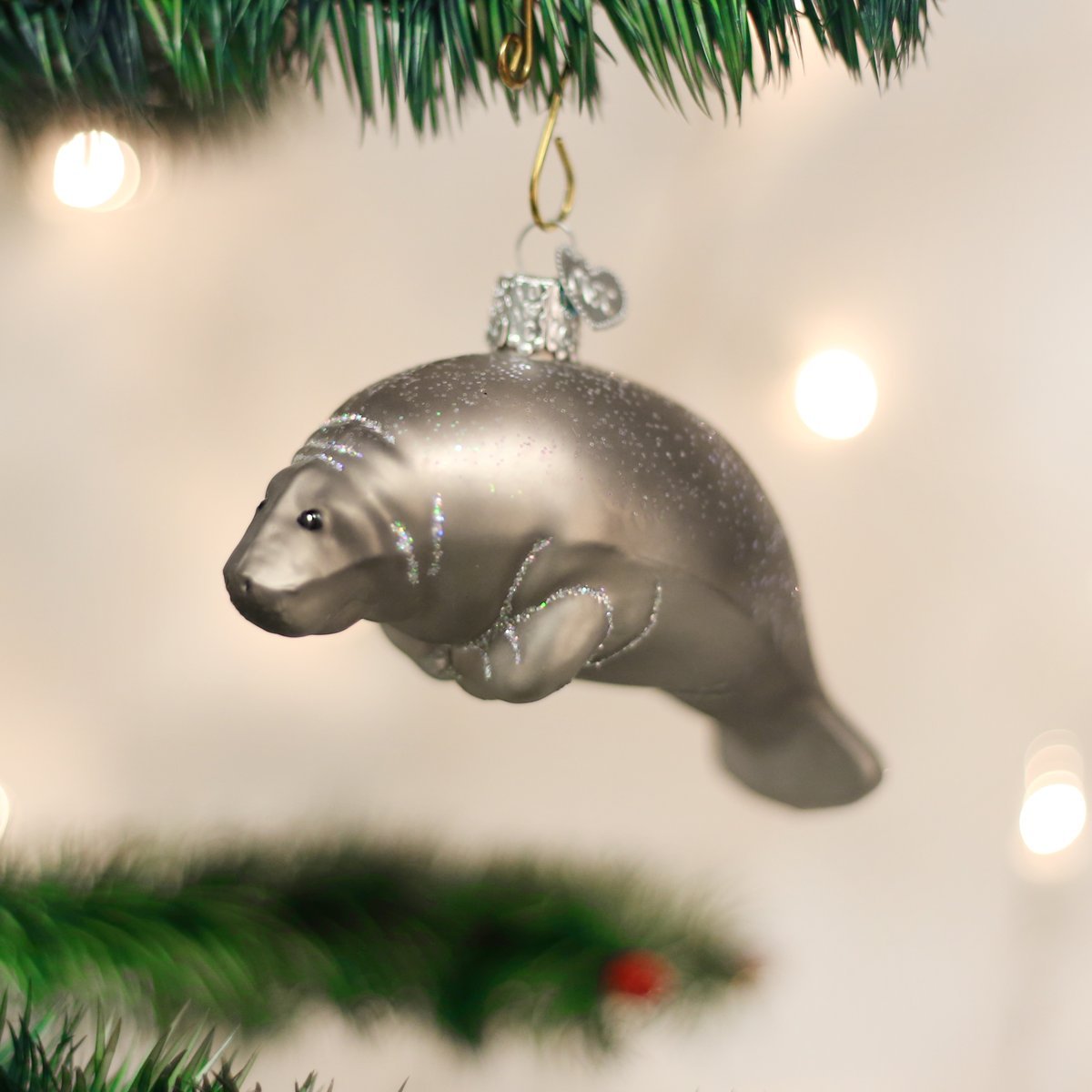Old World Christmas Manatee Ornament