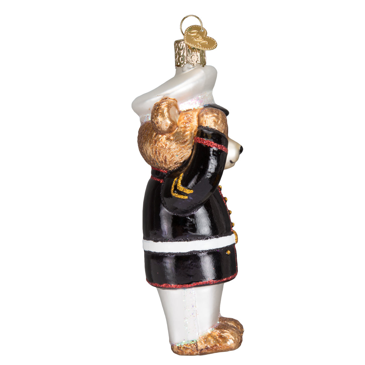 Old World Christmas Marine Bear Glass Blown Ornament