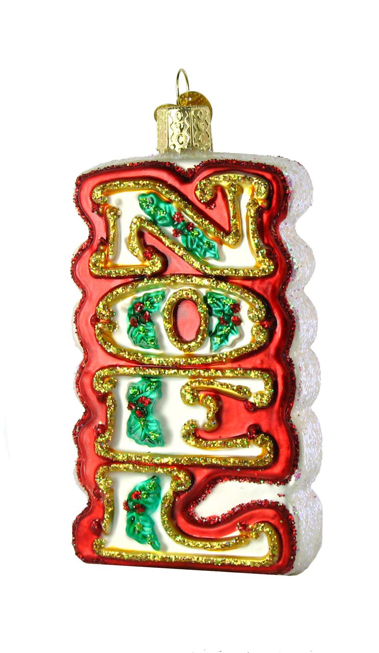Old World Christmas Noel Glass Ornament