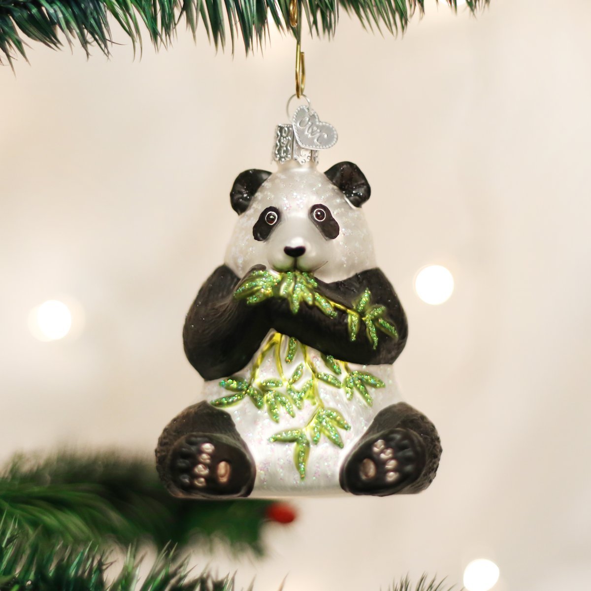 Old World Christmas Panda Ornament