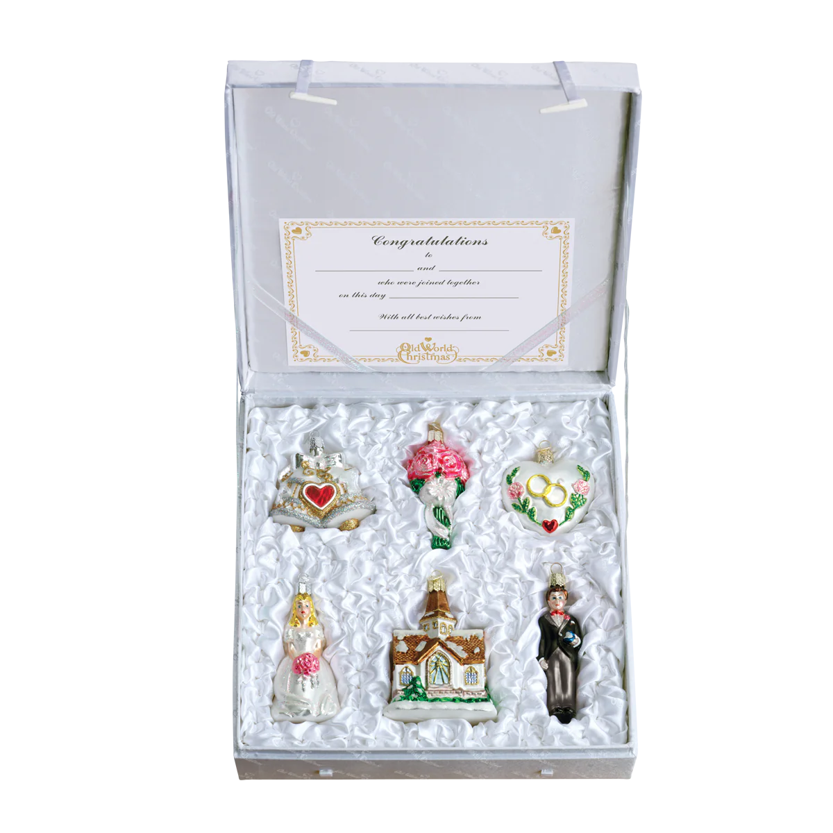 Old World Christmas Wedding Ornament Collection