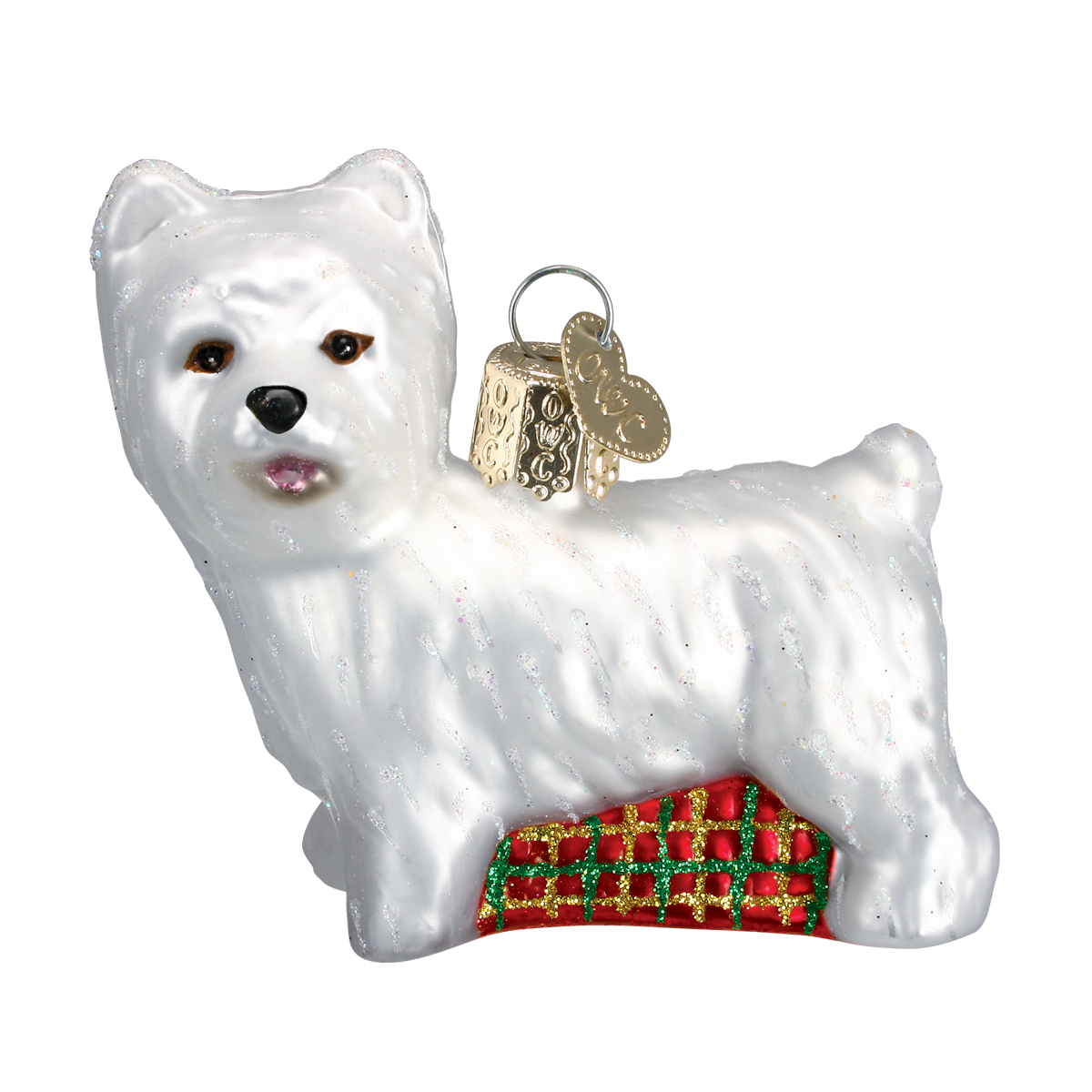 Old World Christmas Westie Glass Blown Ornament