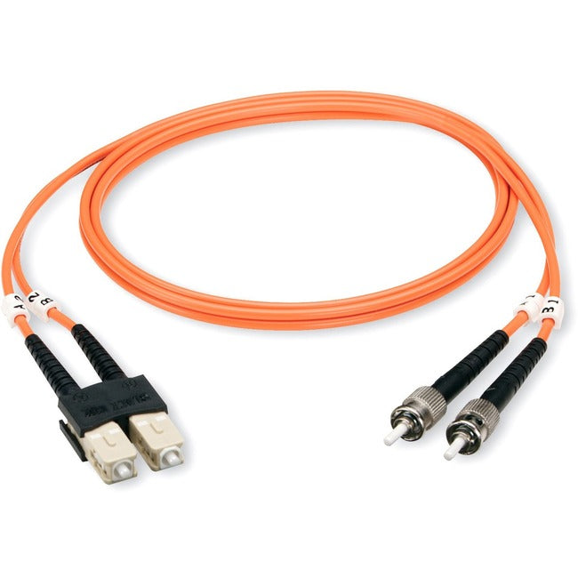 Om1 62.5/125 Multimode Fiber Optic Patch Cable - Ofnr Pvc, Sc, Orange, 3-M (9.8-